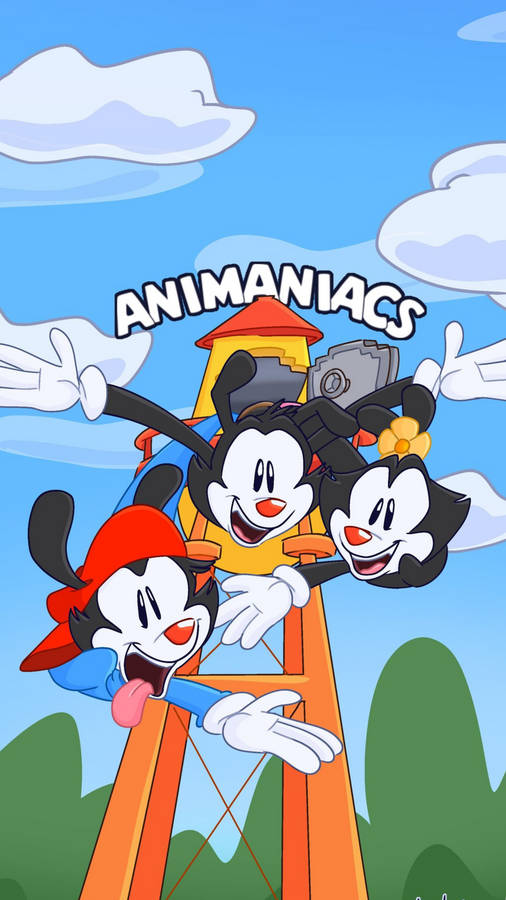 Animaniacs Fabric – Fox & Tots