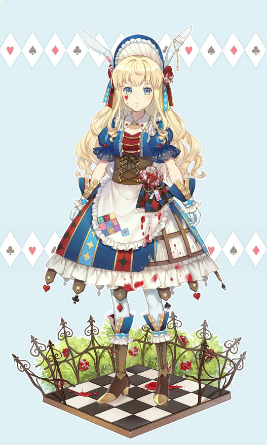 Athah Anime Alice In Wonderland White Rabbit Alice 13*19 inches Wall Poster  Matte Finish Paper Print - Animation & Cartoons posters in India - Buy art,  film, design, movie, music, nature and