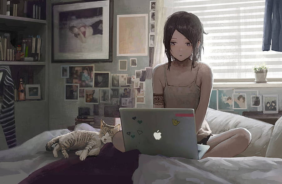 Anime Laptop Aesthetic Wallpapers - Wallpaper Cave
