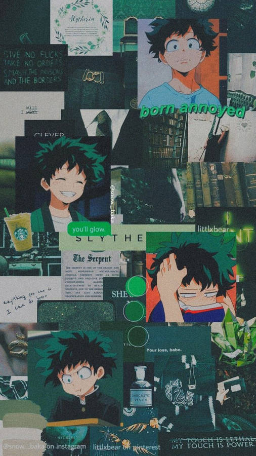 Download free Annoyed Deku Aesthetic My Hero Academia Wallpaper ...