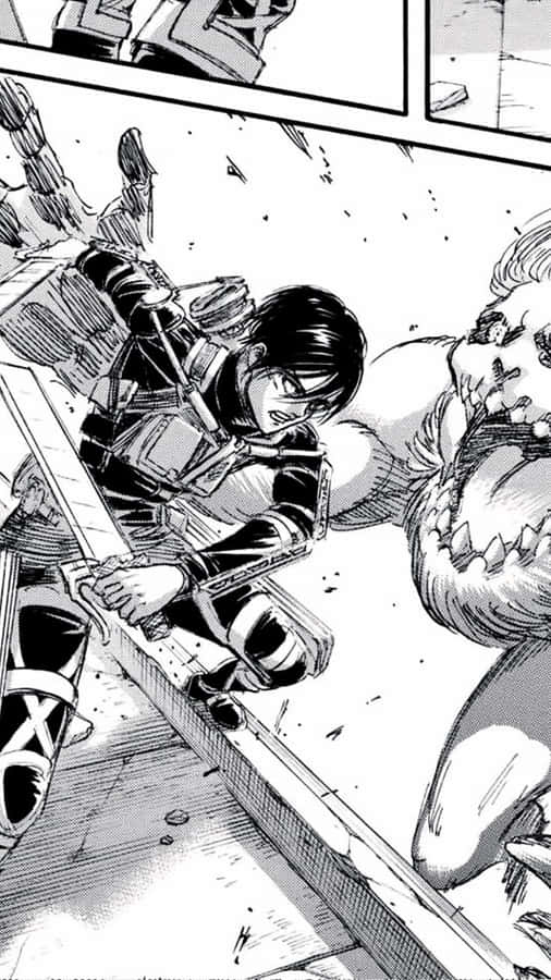 Aot Manga Mikasa Ackerman Wallpaper