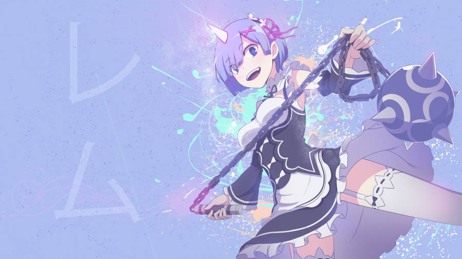 Re zero on sale rem wallpaper