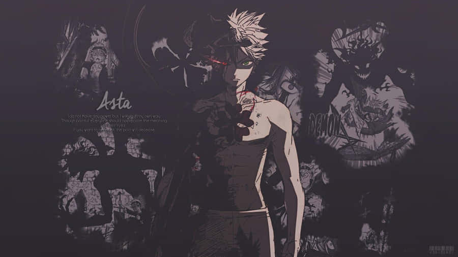 Asta Unleashes His Demon-possessed Form Wallpaper