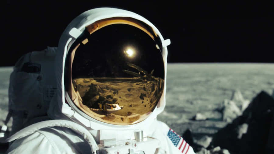 Astronaut Floating In Space