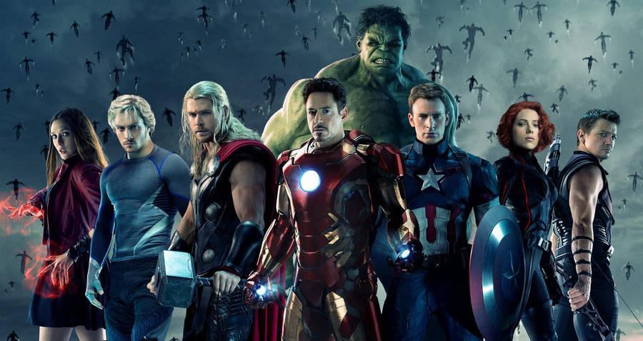 Avengers Lineup Marvel Laptop Wallpaper