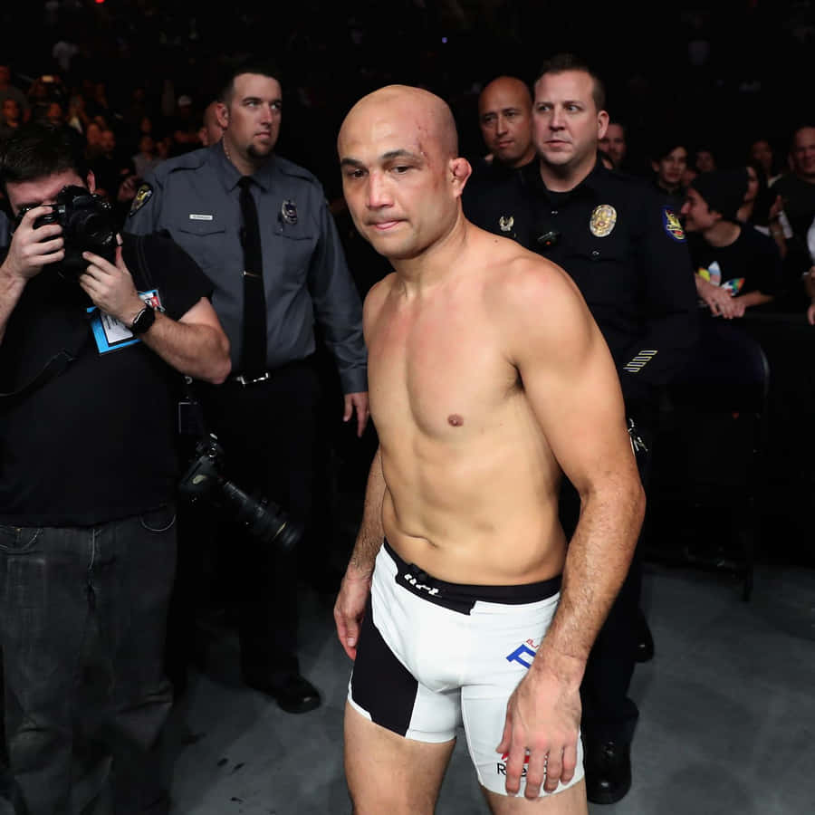 B.j. Penn With Bloodied Cheek Wallpaper