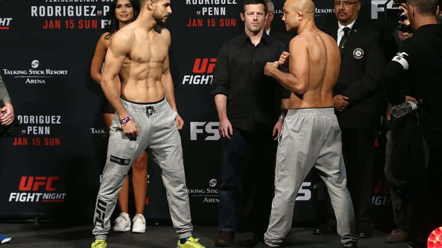B.j. Penn With Rodriguez Wallpaper