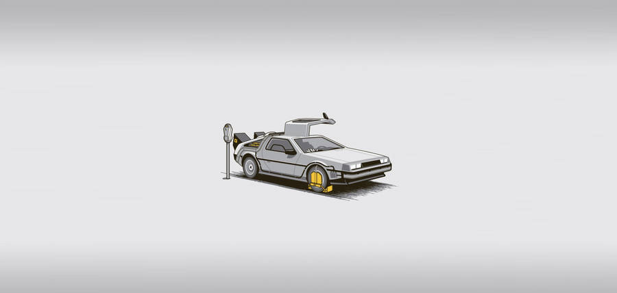 AI-Art] Smartphone wallpaper free - The DeLorean by Spozzn on DeviantArt