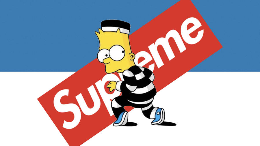 Download free Bart Simpson Supreme Dope Laptop Wallpaper - MrWallpaper.com