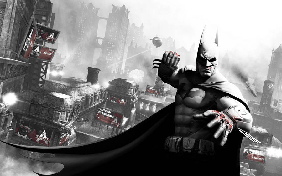 Download free Batman Arkham City Digital Creation 4k Wallpaper ...