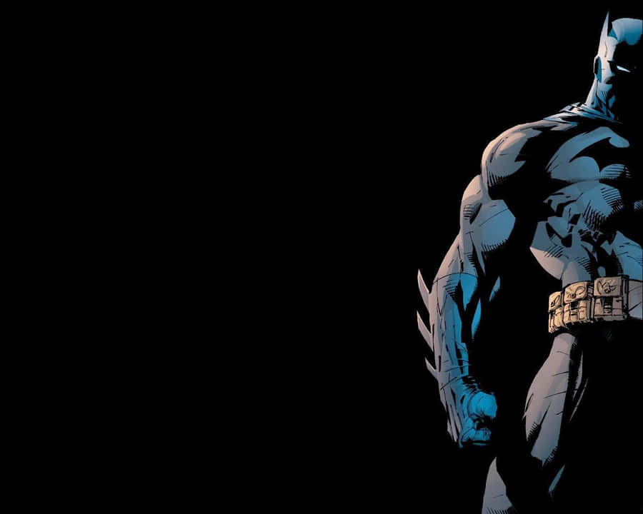 Batman On The Rooftop Of Gotham Wallpaper