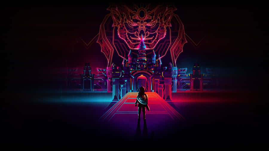 Be Mesmerised By The Beauty Of The Neon Lights Wallpaper