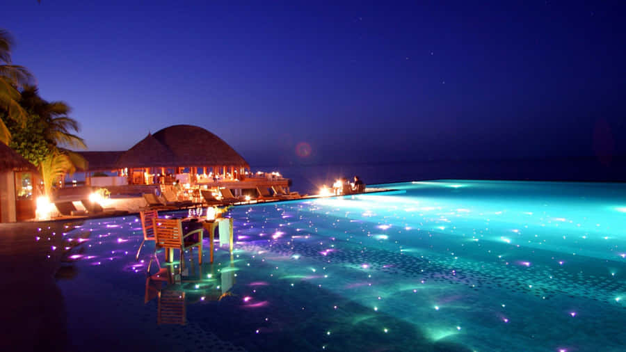 Beautiful Huvafen Fushi Amazing Resort Hotel Wallpaper