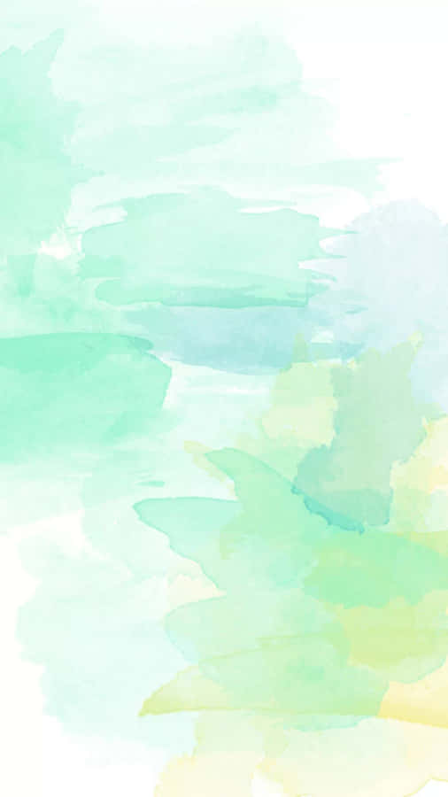 Beautiful Watercolor Painting In Iphone Wallpaper