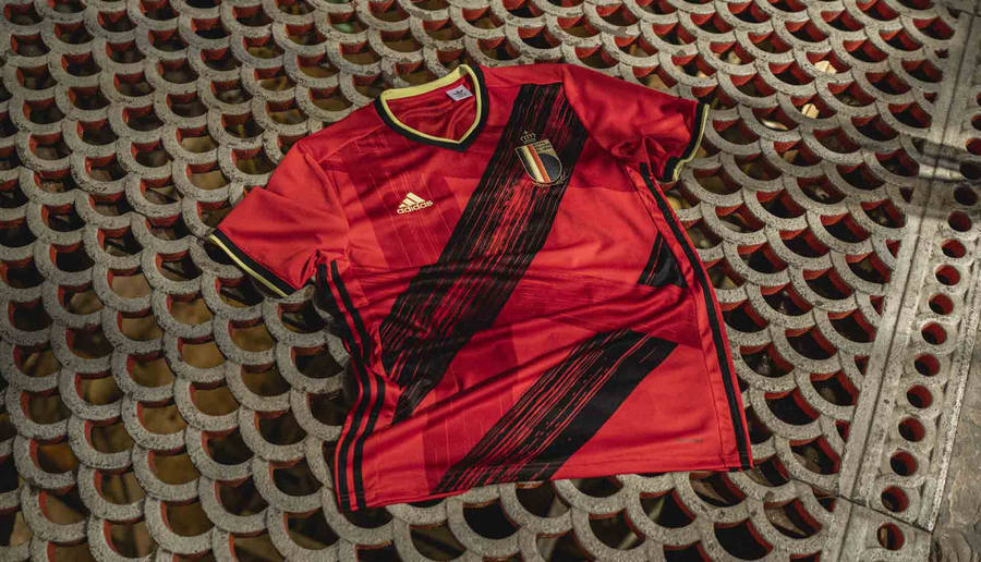 Belgium National Football Team Red Jersey Wallpaper