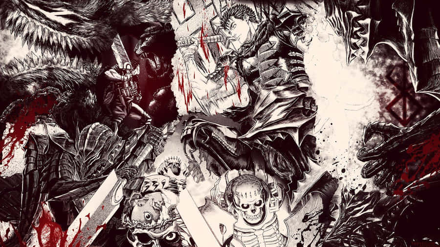 Berserk Manga Dark Graffiti Wallpaper