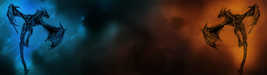 Best Dual Screen Dragons Wallpaper