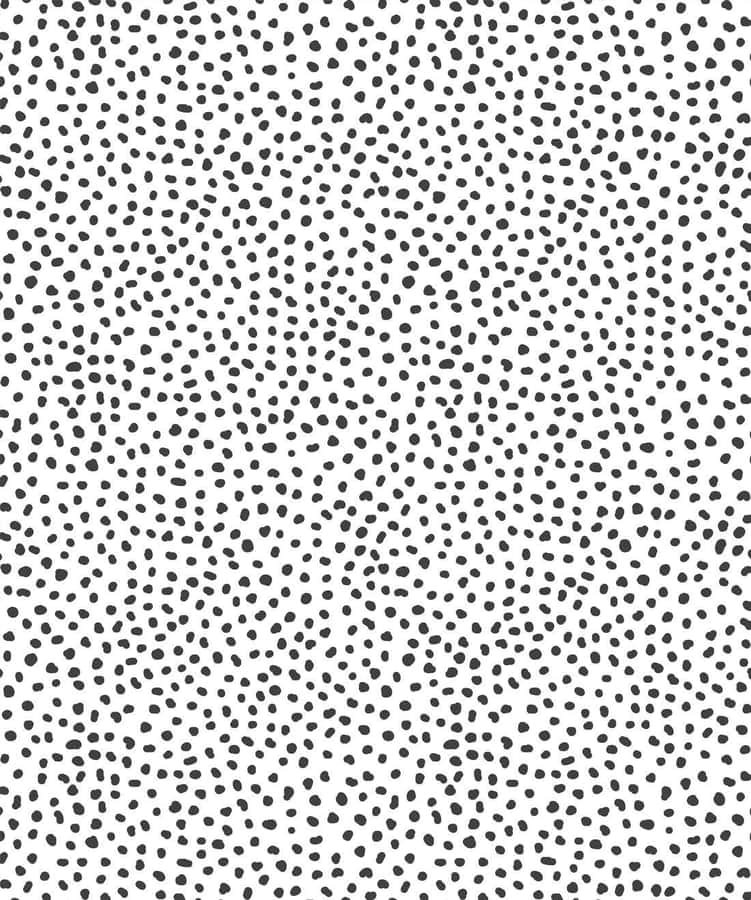 Black And White Polka Dot Pattern Wallpaper