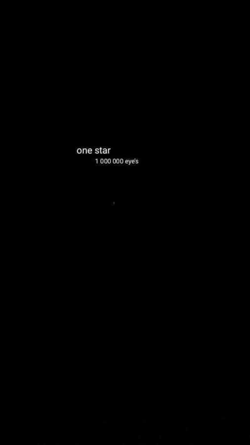 Black And White Quotes Simple One Star Wallpaper