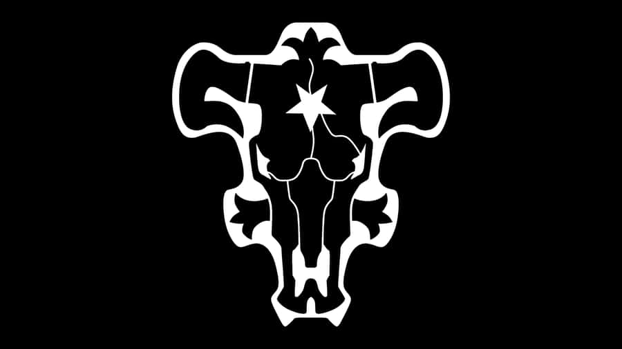 Black Bull Emblem Black Clover Wallpaper