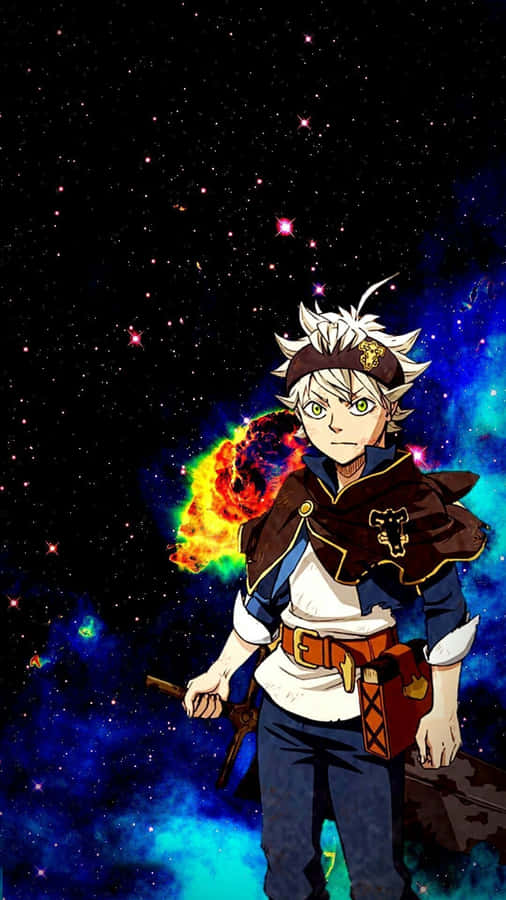 Black Clover Galaxy Iphone Wallpaper