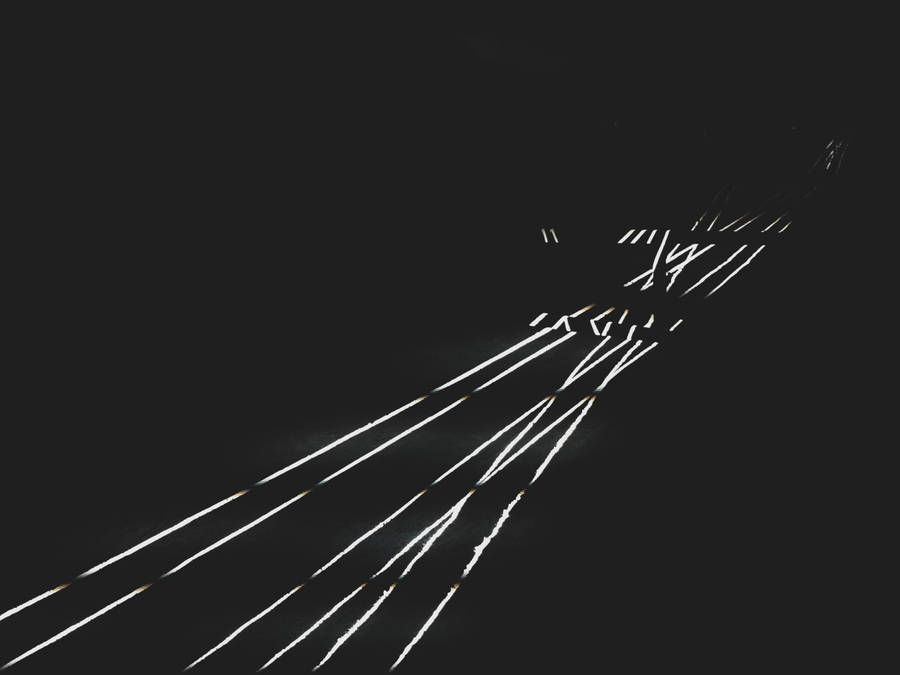 Black Geometric Lines Wallpaper