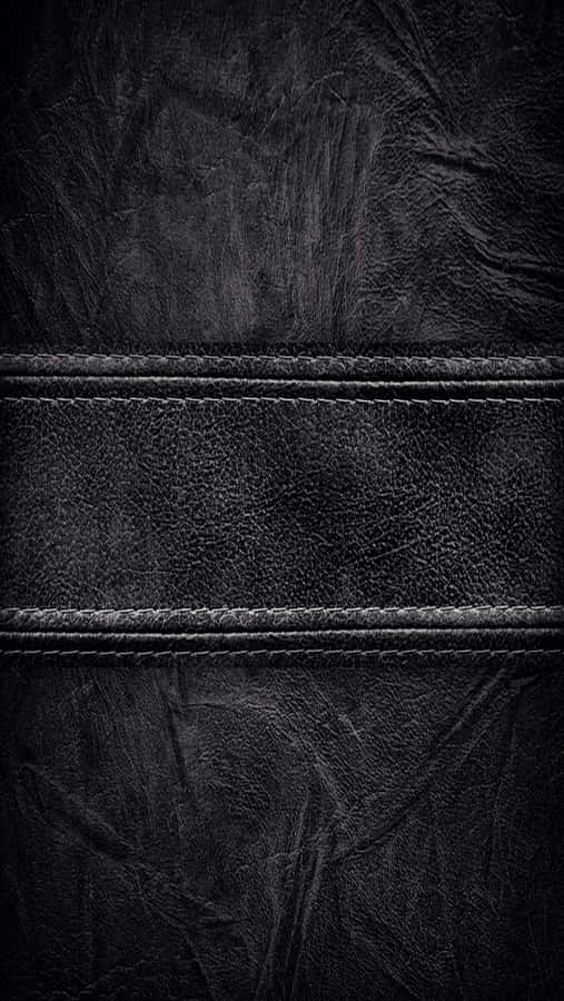 Black Leather Background With A Stripe Wallpaper