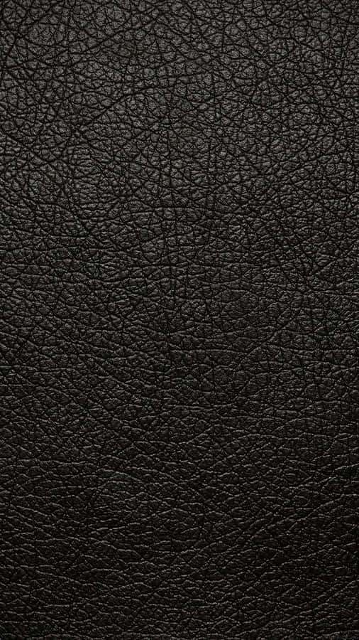 Black Leather Texture Background Wallpaper