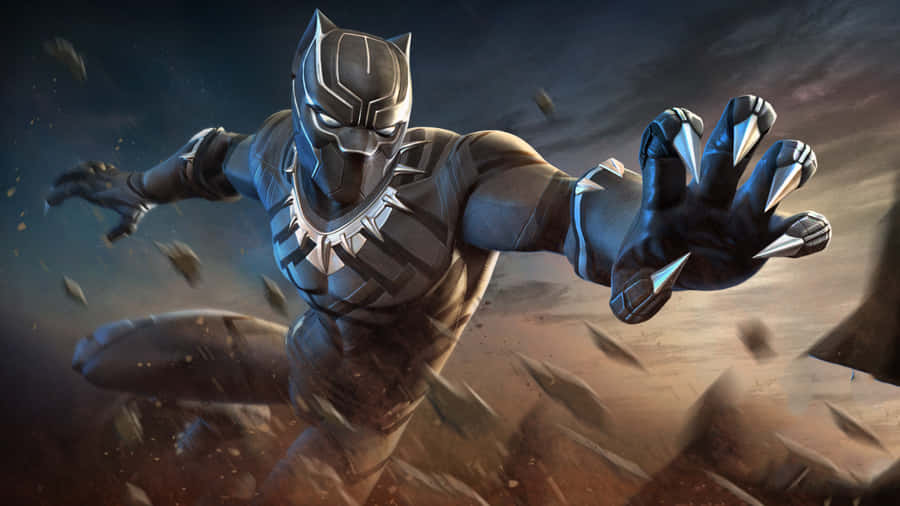 Black Panther Hero Claws Wallpaper