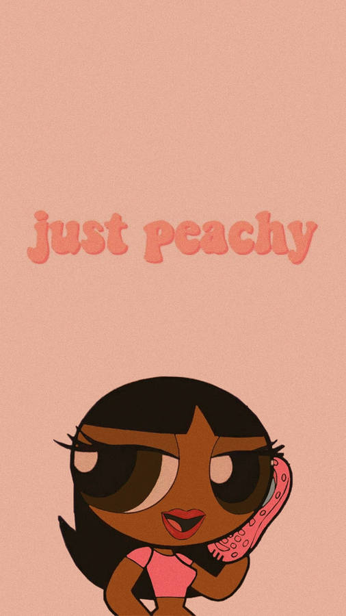 Download free Black Powerpuff Girl Just Peachy Wallpaper - MrWallpaper.com