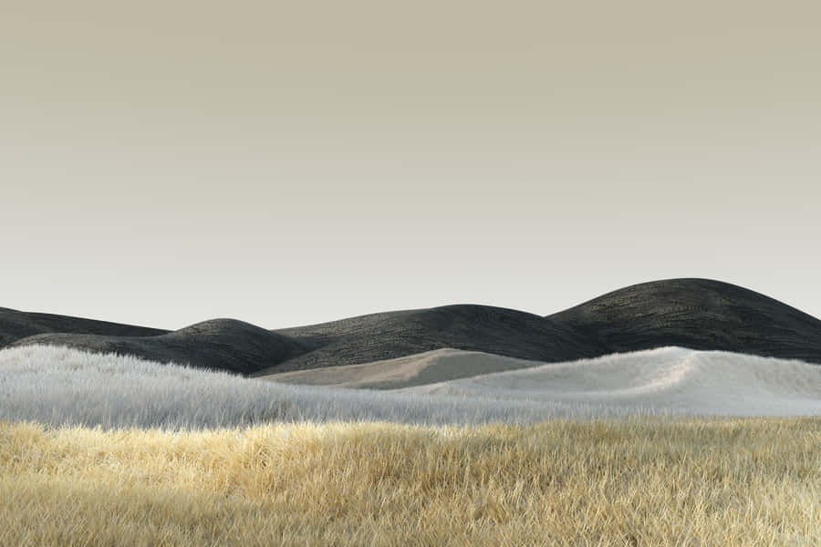 Black Rocky Hills Wallpaper