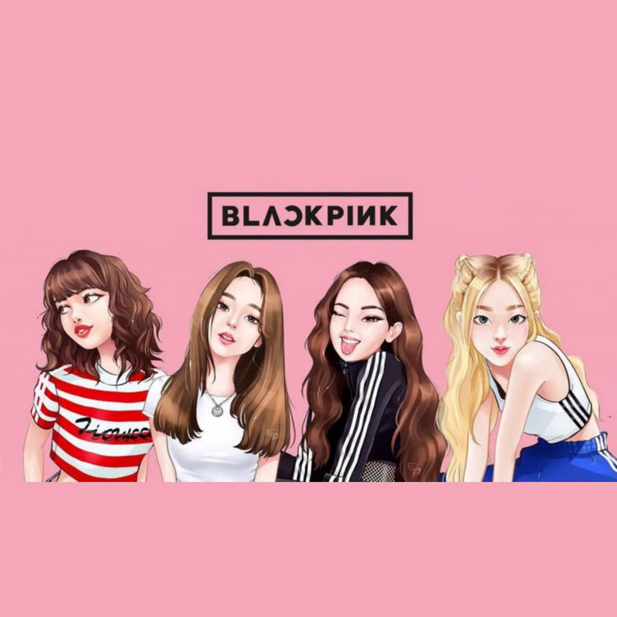 Download free Blackpink Cartoon Sticker Wallpaper - MrWallpaper.com