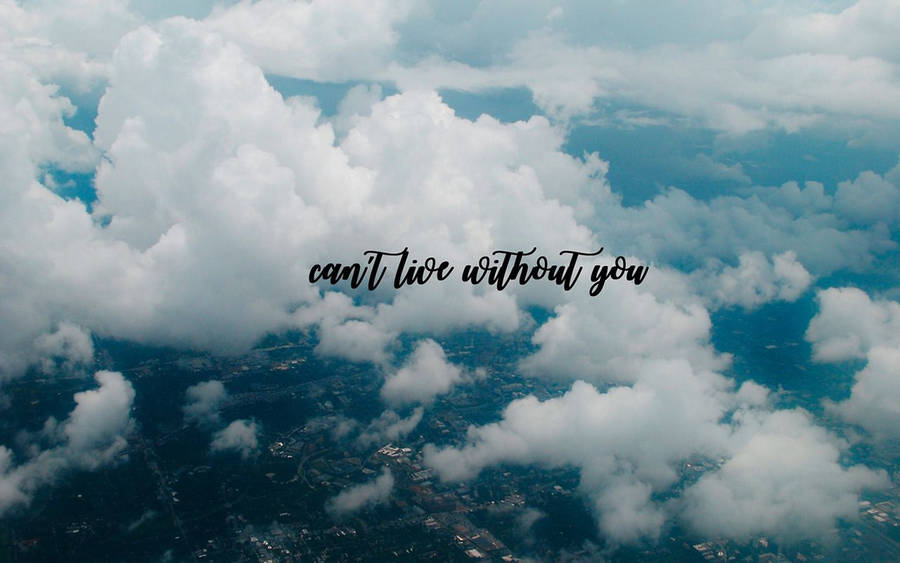 Blue Aesthetic Quotes Tumblr Laptop Wallpaper