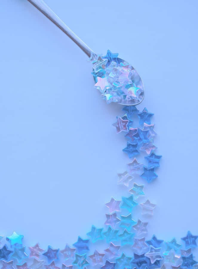 Blue Artisanal Things Wallpaper