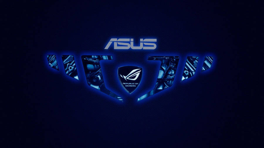 Blue Asus Triangle Wallpaper
