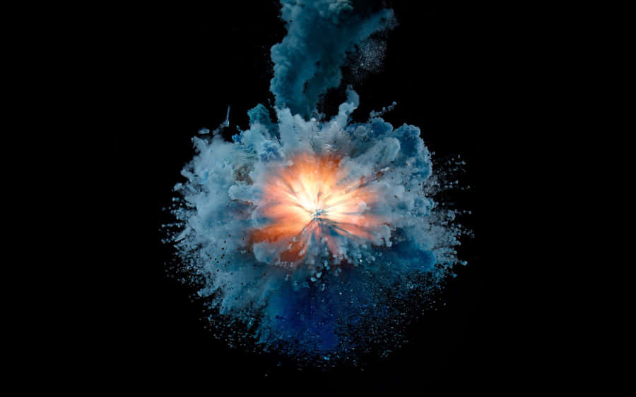 Blue Smoke Galaxy Note 4 Wallpaper