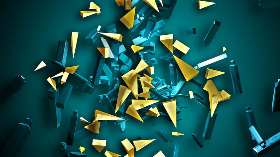 Bold And Vibrant Modern Abstract Desktop Wallpaper Wallpaper