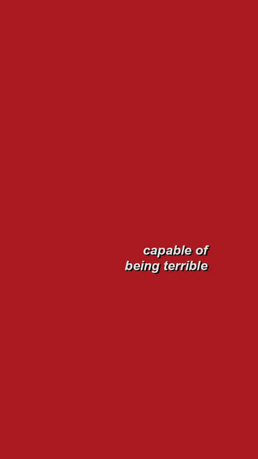 Bold, Maroon Aesthetic Wallpaper