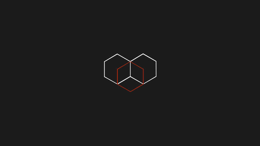 Bold Red Contrast Pop In A Minimalistic Black And White Scene Wallpaper