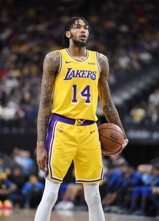 Download free Brandon Ingram Jersey No. 14 Lakers Wallpaper MrWallpaper