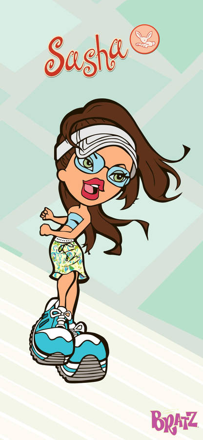 Bratz Doll Sasha Digital Art Wallpaper