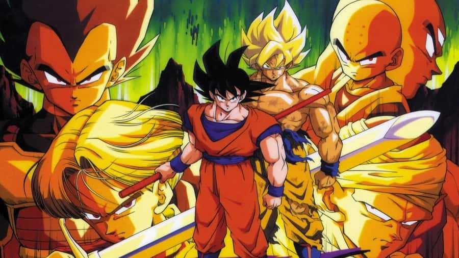 Breathtaking Views Of Dragon Ball Landscape Wallpaper