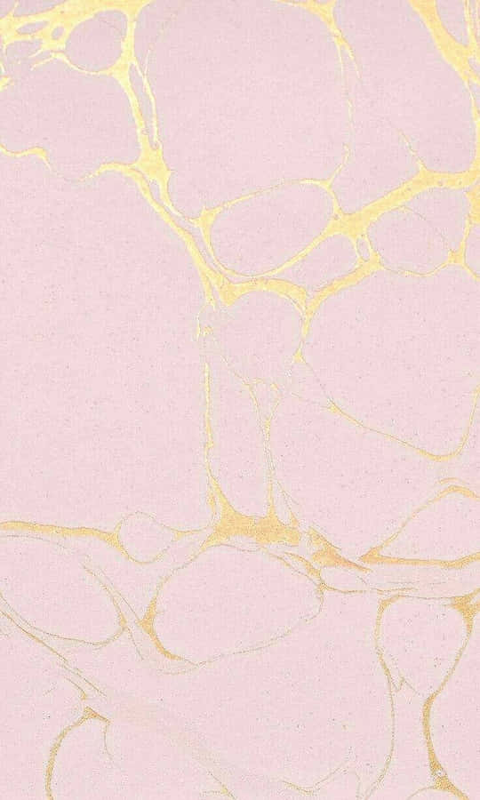 Bright And Beautiful Light Pink And Gold Colors Bring A Touch Of Luxury To Any Space Wallpaper