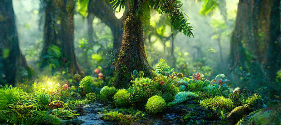 Download Feel the mystical beauty of the Fairy Forest Wallpaper