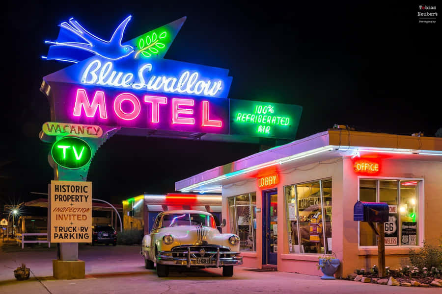 “brighten Up The Night With 80s Neon” Wallpaper