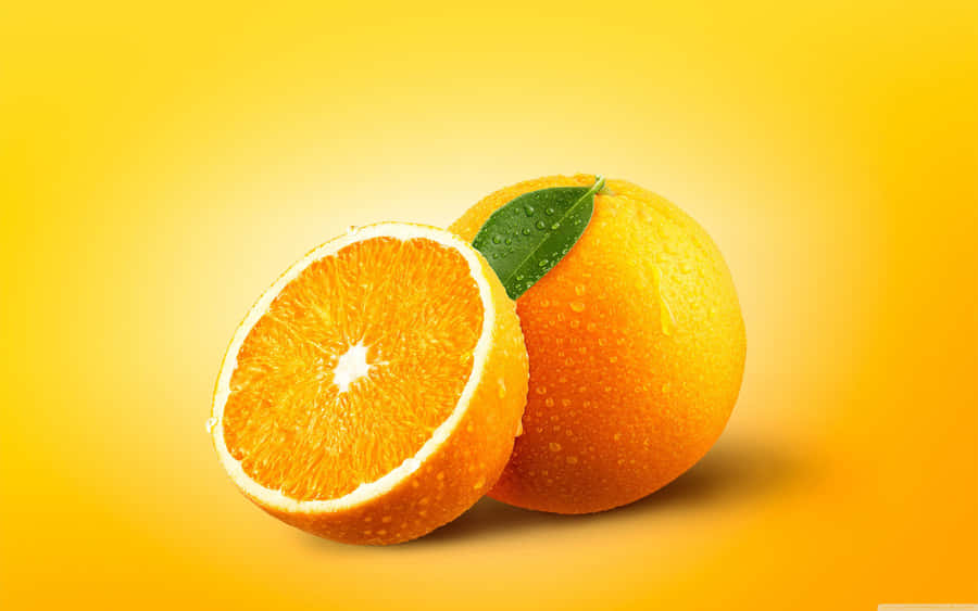 Brighten Up Your Day With An Orange Desktop Wallpaper