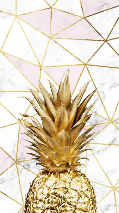 Brighten Up Your Day With This Pineapple-themed Iphone Wallpaper! Wallpaper