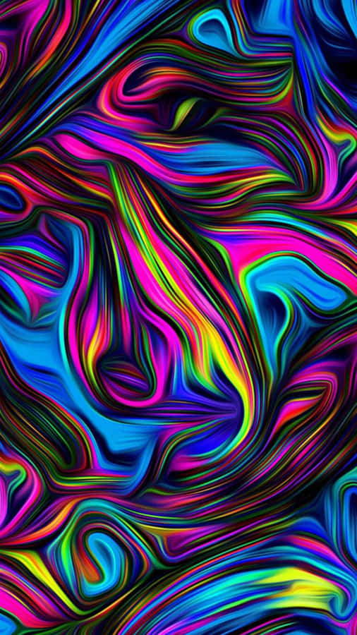 Brighten Up Your Space With This Colorful Pattern Wallpaper