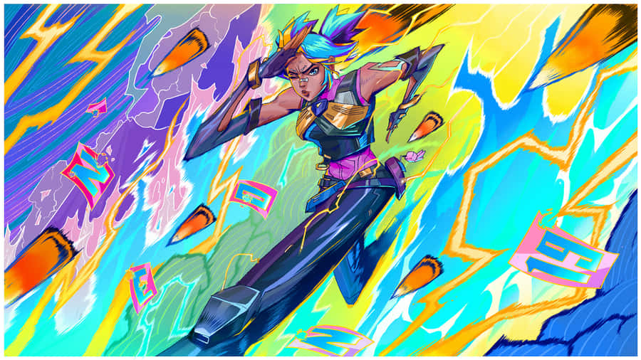 Brighten Your Gaming Experience With Neon Gaming Wallpaper