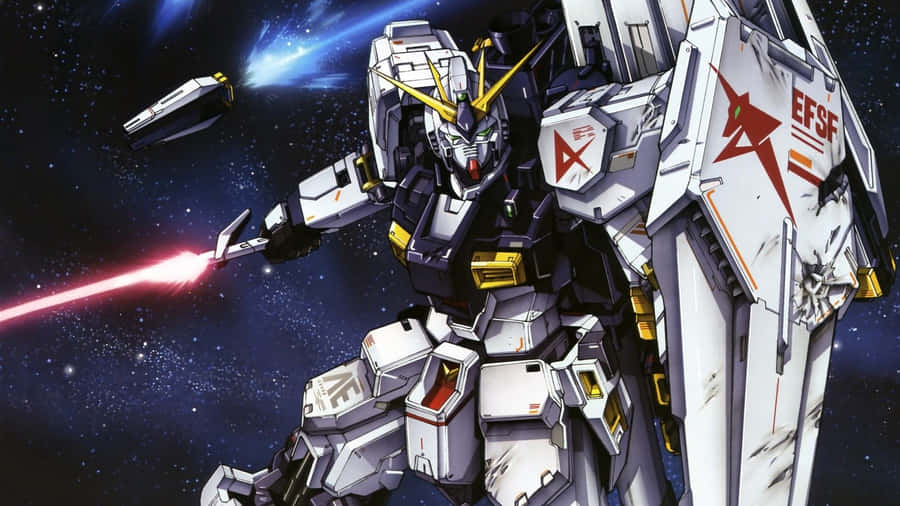 Brightly Colored Gundam Unicorn Army Wallpaper
